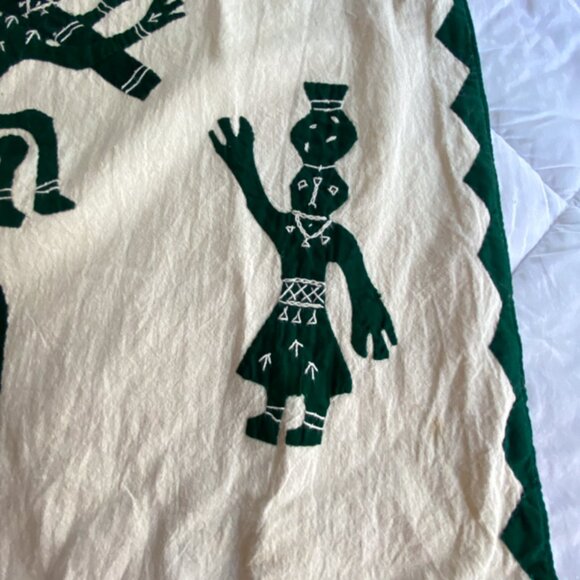 Handmade Poplin Tree Of Life Wall Curtain Hanging Applique Tapestry Yoga Decor - Picture 3 of 10